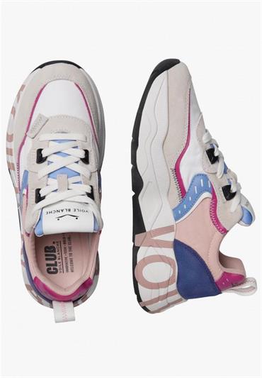 SNEAKER TESS.BIA/BLU/ROSA